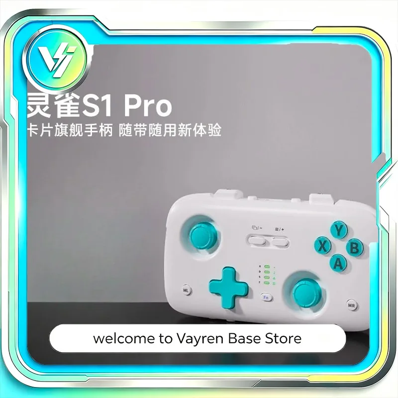voidjoy S1 Pro Mini Portable Game Controller 2.4G Wireless Motion Sensing Gamepad for Switch 2 Steam PC Gaming Gift Setup