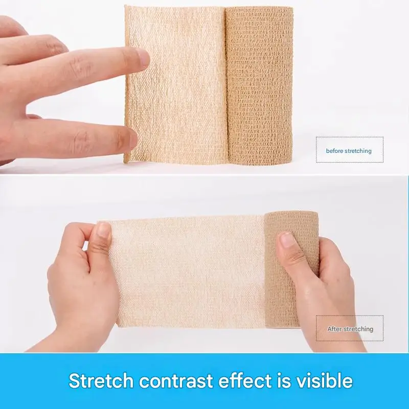 Medical Self Adhesive Elastic Bandage First Aid Skin Tape Elastic Patch for Sports First Aid Wound Plasters Tape Health Care