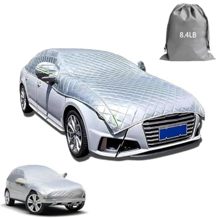 

Padded Car Covers for Hail Protection SUV Sedan Durable Half Hail Blanket in Black Weatherproof and Impact Resistant