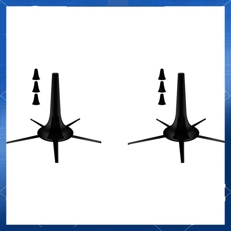 

ABJV 2X New Trumpet Stand Portable Trumpet Holder Foldable Metal With 5 Legs For Trumpets