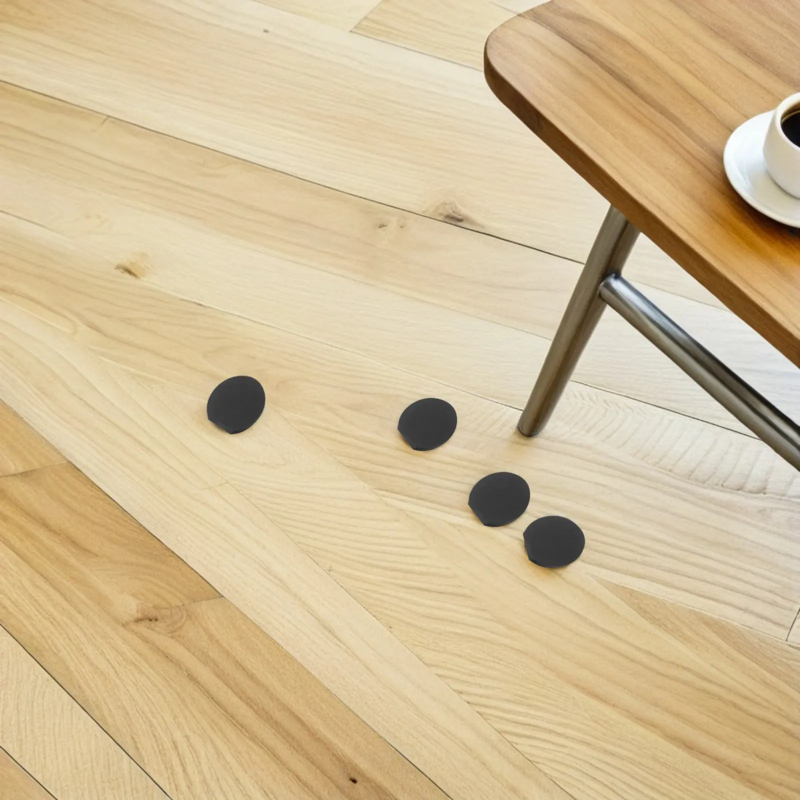 10Pcs Furniture Stabilizing Oval Rubber Leveling Shims Anti-Wobble Pads for Tables Chairs Sofas Bed Leg Floor Protectors