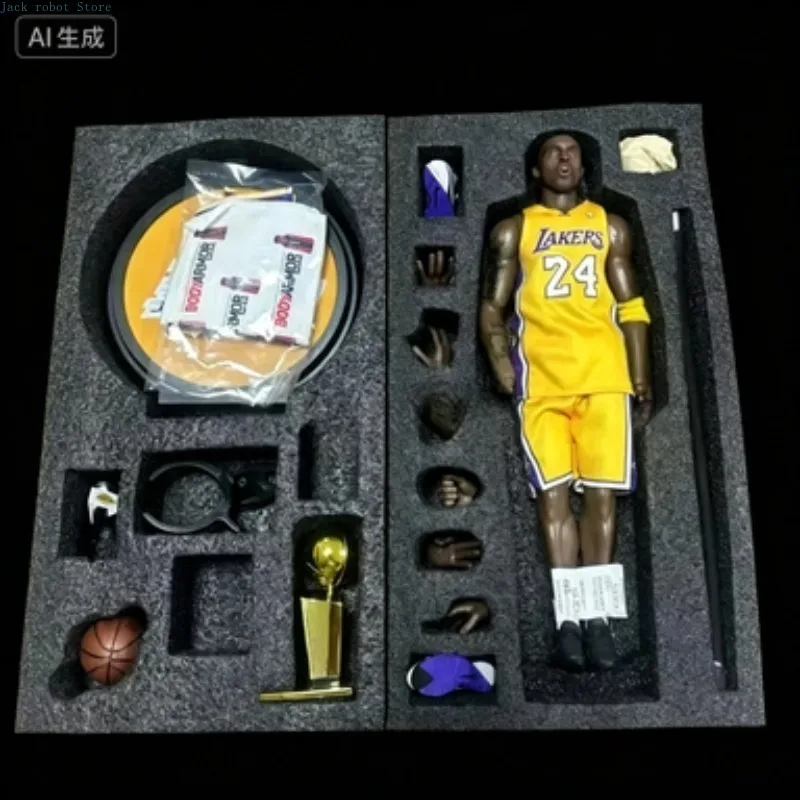 

In Stock 1/6 NBA Star Kobe Bryant Model Lakers No. 24 Classic Movable Figure Collection Gift