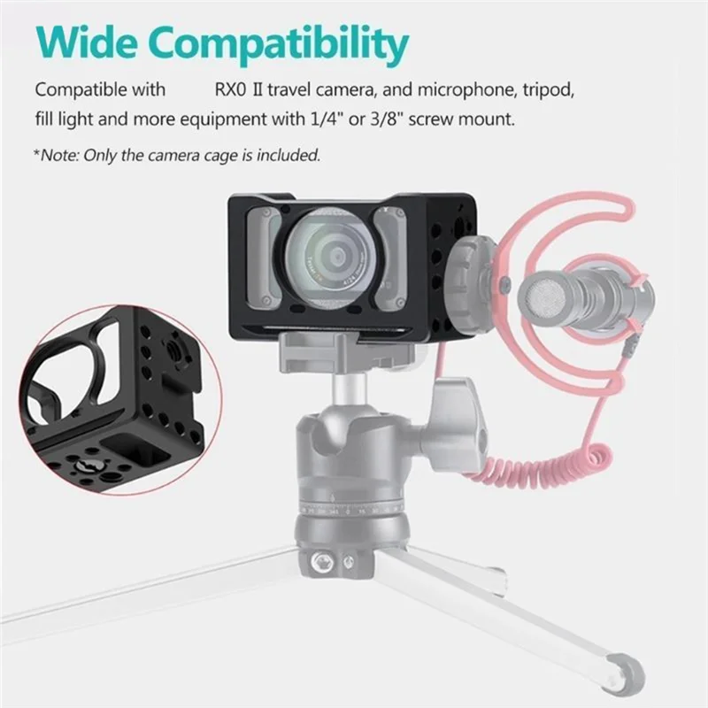 

-A95Z Metal Camera Cage For RX0 II Sports Camera Accessory