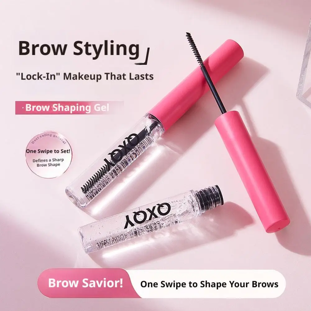 1PCS Clear Eyebrow Gel, Waterproof Strong Brow Fix Gel, Non-sticky Sweat-Proof, Lightweight Brows Styling Setting Gel Makeup