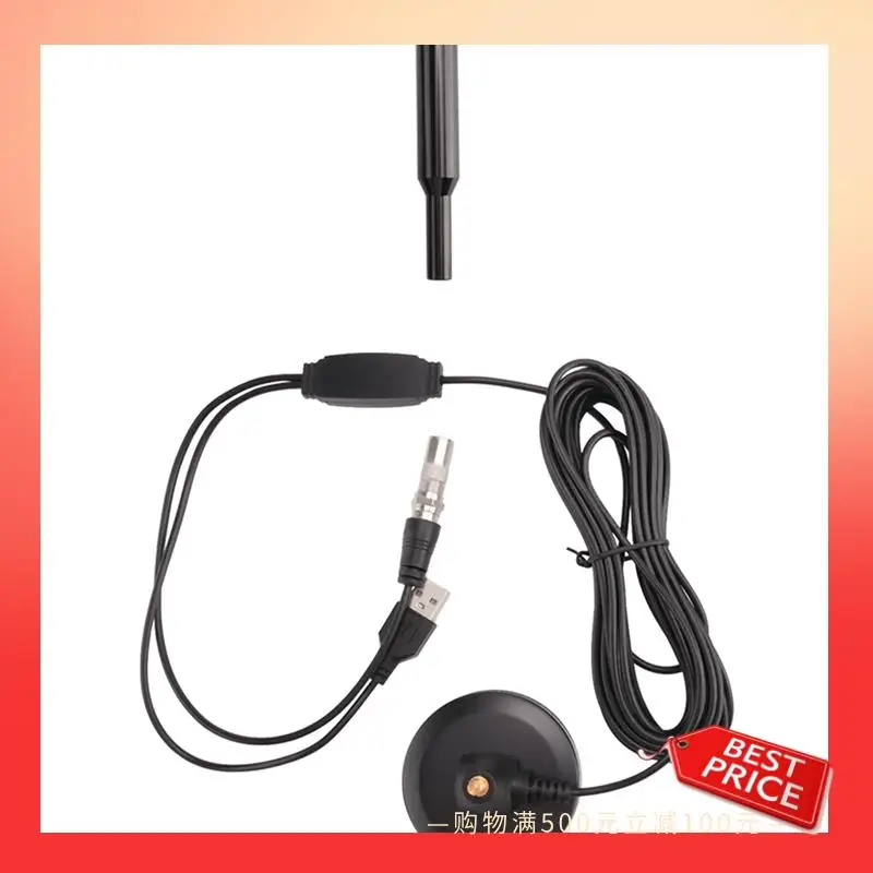 

ABNR Indoor HD Digital Television Antenna 120 Miles Long Range Reception With Amplifier Signal Booster For 4K 1080P VHF UHF