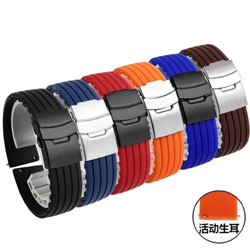20/22mm Soft Silicone Watch Band for Amazfit GTS/2/2e/GTS2 Mini/GTR Men Sports Quick Release Strap for Huawei Watch Gt2 18/24mm