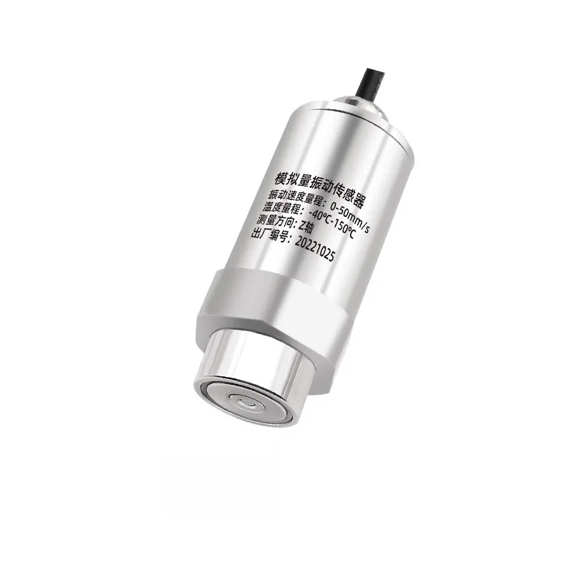 Temperature and Vibration Sensor Integrated Monitoring Motor, Fan, Water Pump Displacement Velocity RS485  Transmitter