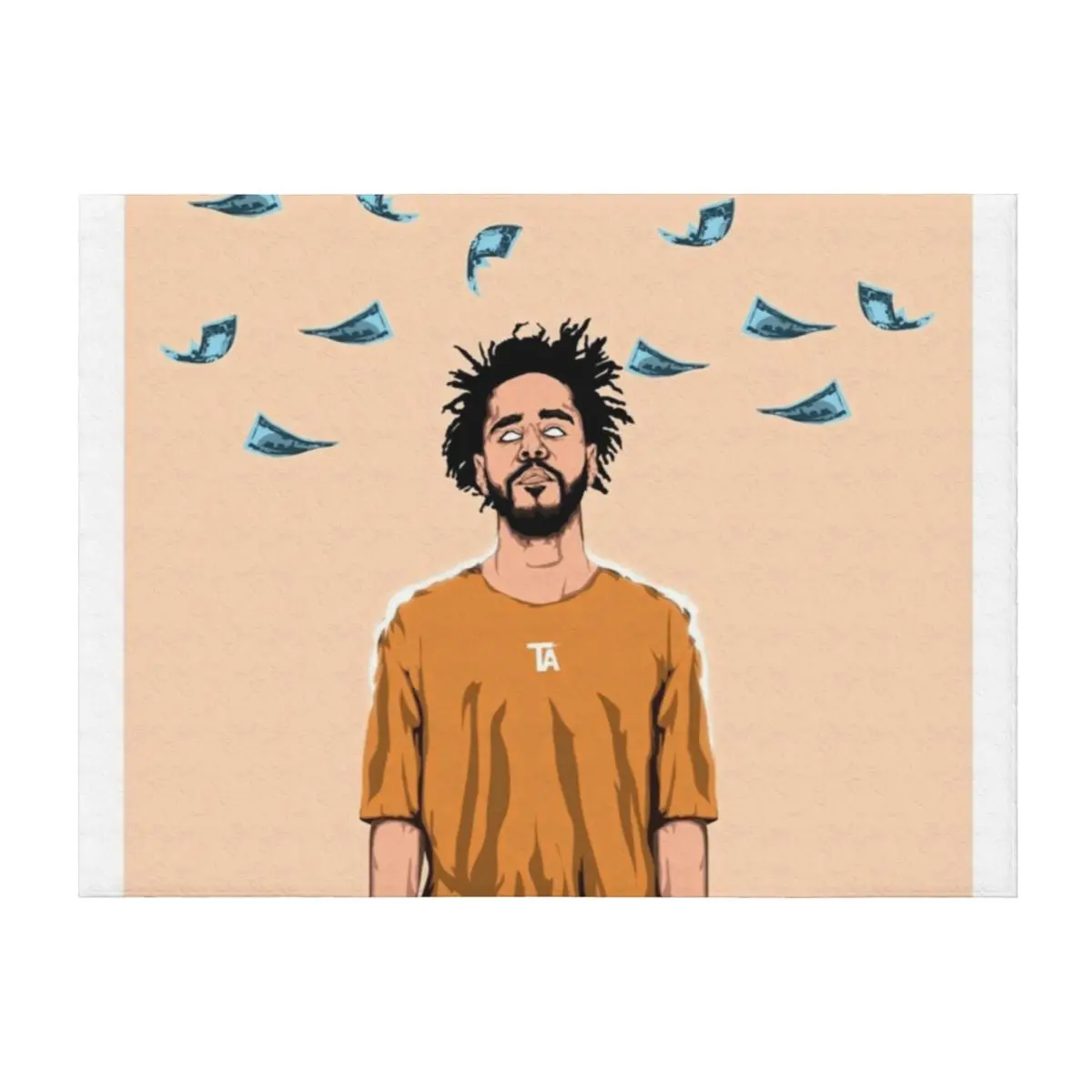 

J.COLE--ART Throw Blanket Multi-Purpose blankets and throws warm winter Heavy Blankets