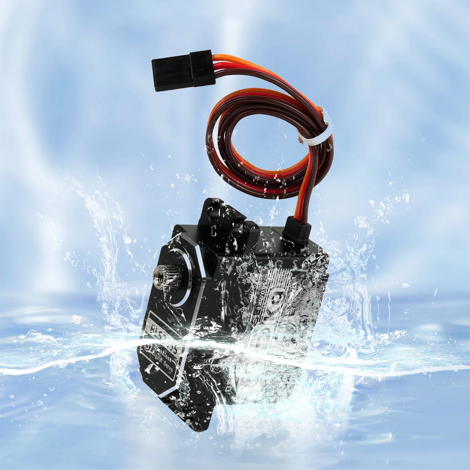 BLS3355 55KG Digital Servo 8.4V Brushless 0.09s IP67 Waterproof Full Metal for RC Cars/DIY