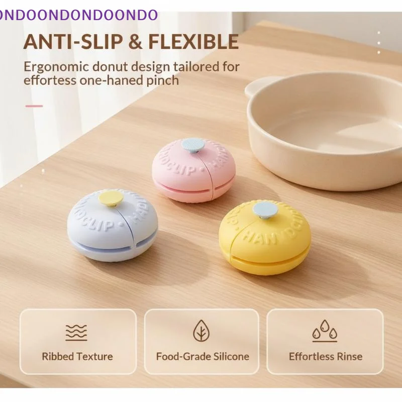 2PCS Silicone Oven Mitts Pinch Grips Soft Anti Scald Pot Handle Holders Heat Resistant Cooking Baking Kitchen Gloves Pair