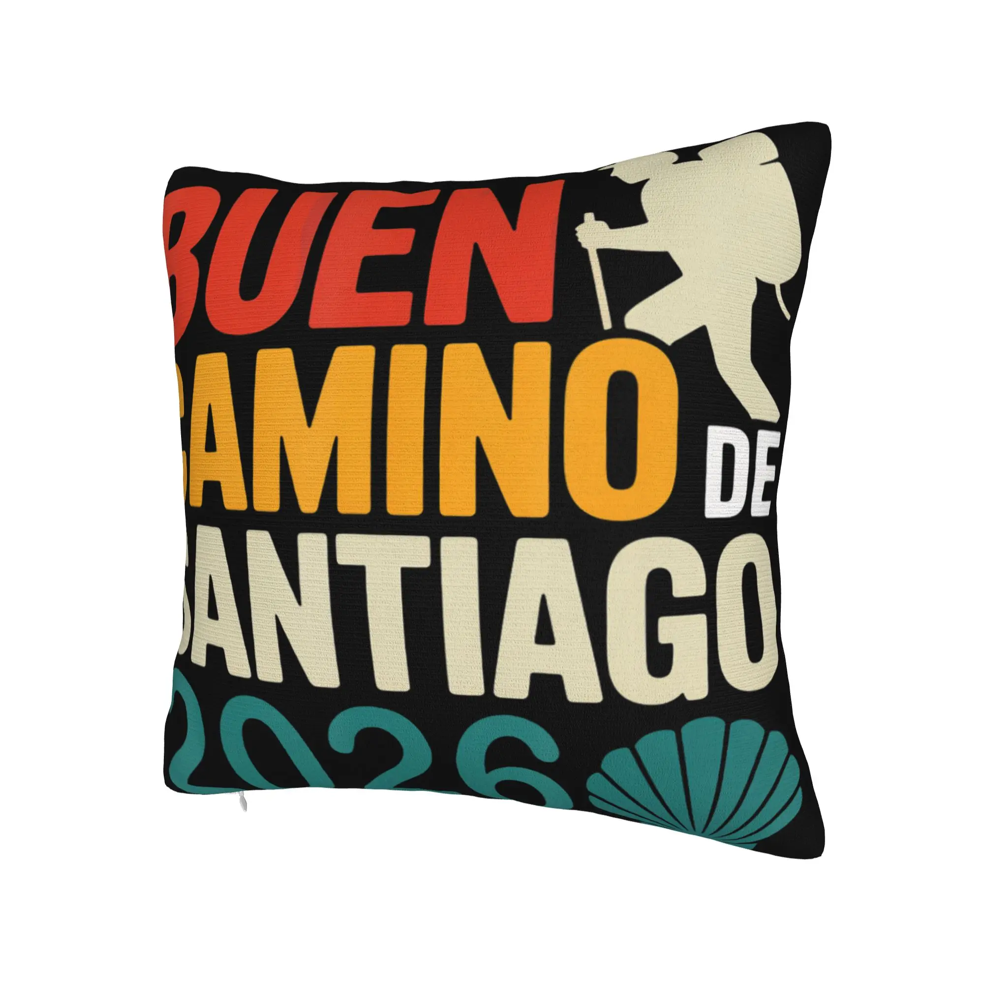 Decorative Pillow Cover Camino de Santiago 2026  Stuff Home  Throw Pillow Case Cover Drop Shipping Multiple Sizes