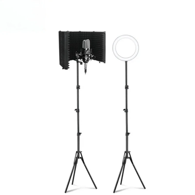 

Photography light stand telescopic floor mobile phone microphone microphone fixed bracket live streaming host fill light tripod