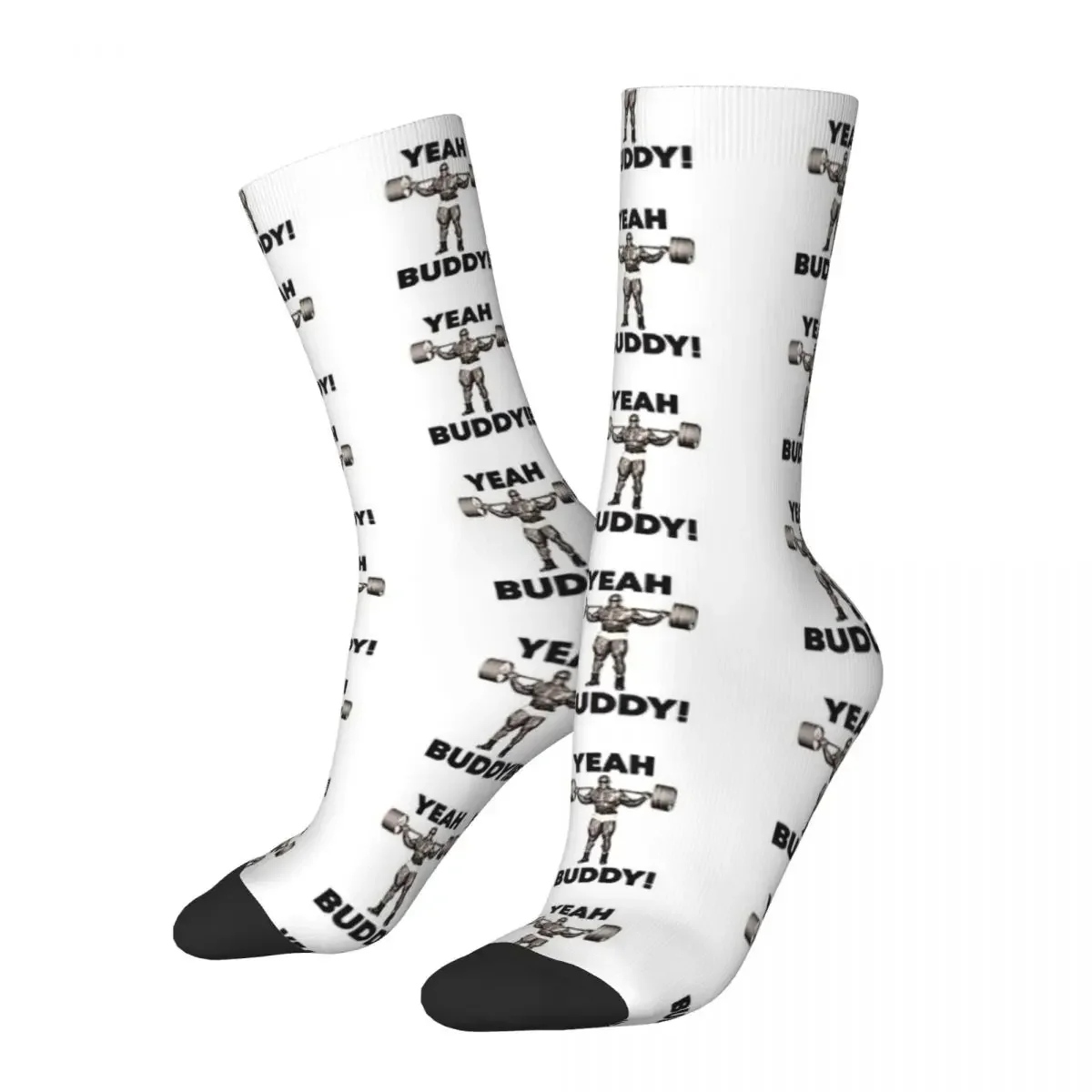 

Gym Ronnie Coleman Yeah Buddy Socks Harajuku Super Soft Stockings All Season Long Socks Accessories for Unisex Birthday Present