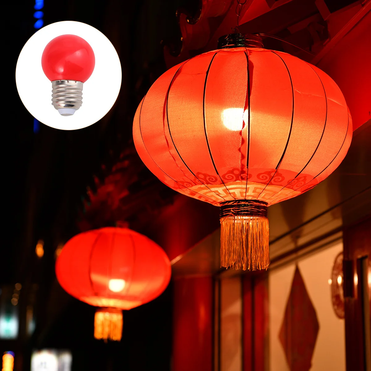 10 قطعة في الهواء الطلق مصابيح LED ملونة مقاوم للماء E27 مصباح مشرق للحزب مهرجان حديقة الديكور ضوء LED ملون #3