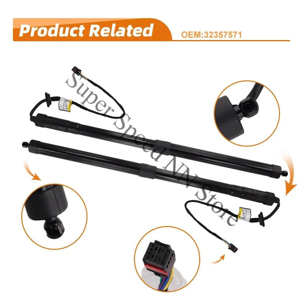 For VOLVO V60 2019-2023 Tailgate Support Rod Power Hatch Lift Support 31463261 32384406 32296298 32357571 32357571