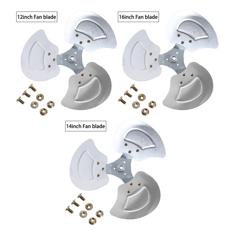Z 1Sets Fan Blades Industrial Fans Accessories Electric Replacement Durable New