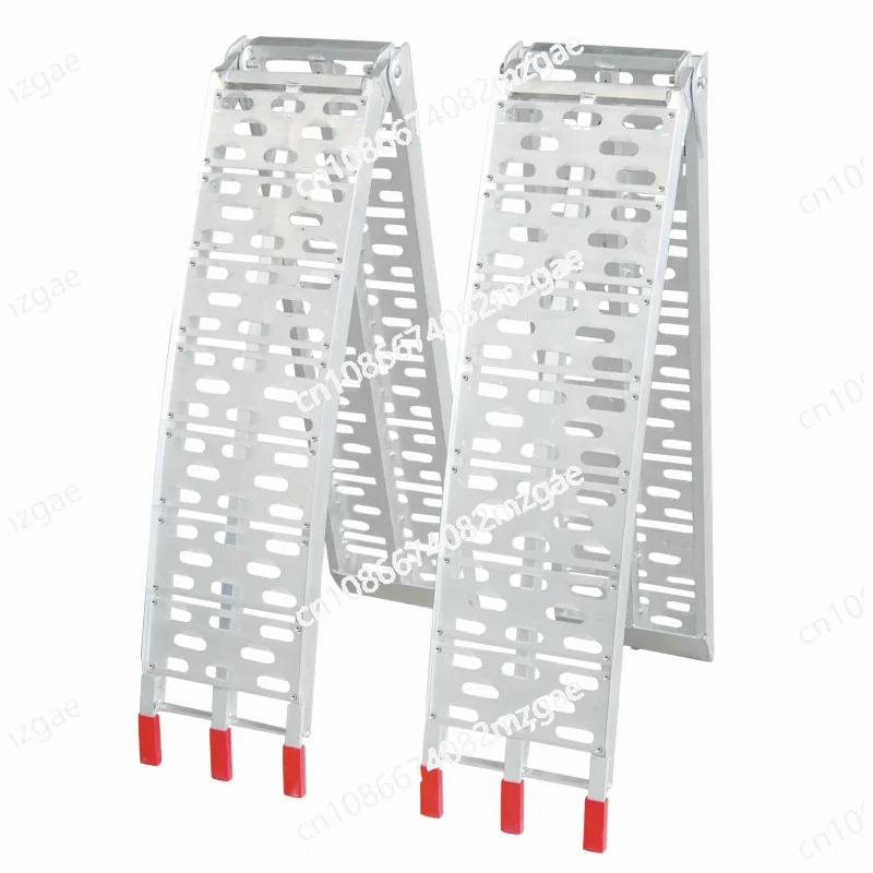 

Портативная складная рампа из алюминиевого сплава, алюминиевая лестница, алюминиевая наклонная рама, тяжелый транспортер локомотива