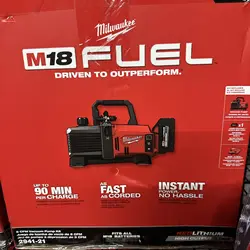 Milwaukee 2941-21/M18 FVP5-0  M18 Electric Tool M18 Fuel 5 Cfm Vacuum Pump Kit body only