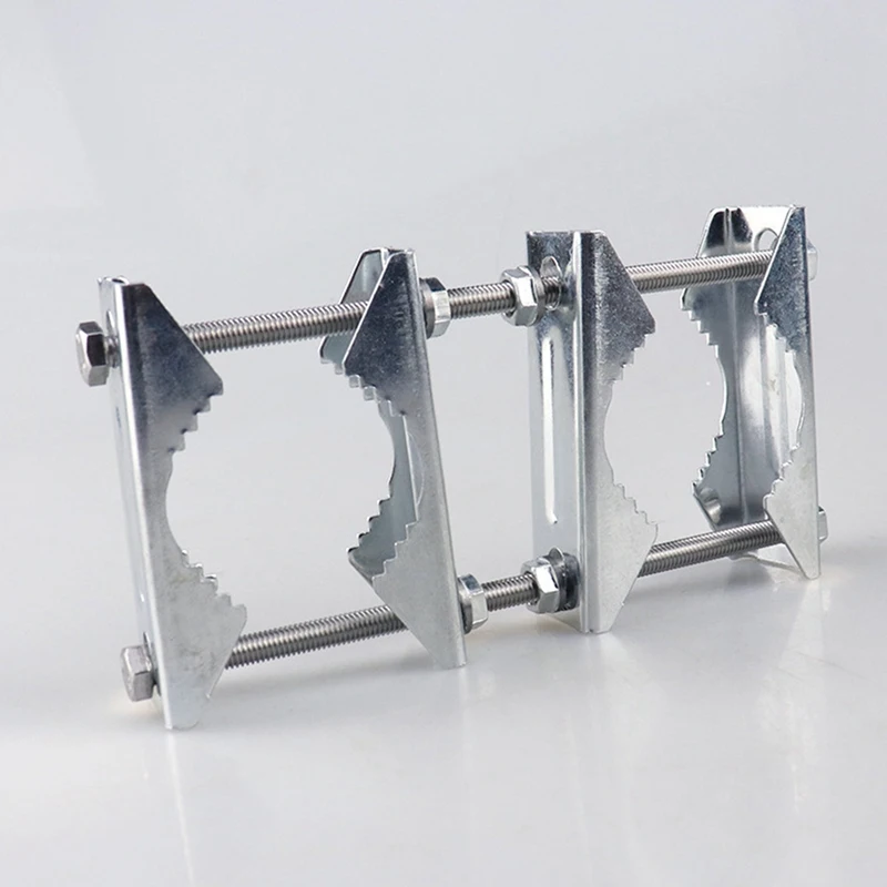 3 حزمة مزدوجة هوائي الصاري المشبك الخامس الفك كتلة 5.5 بوصة البراغي ، المضادة للصدأ الثقيلة القطب إلى القطب تصاعد عدة قوس حامل