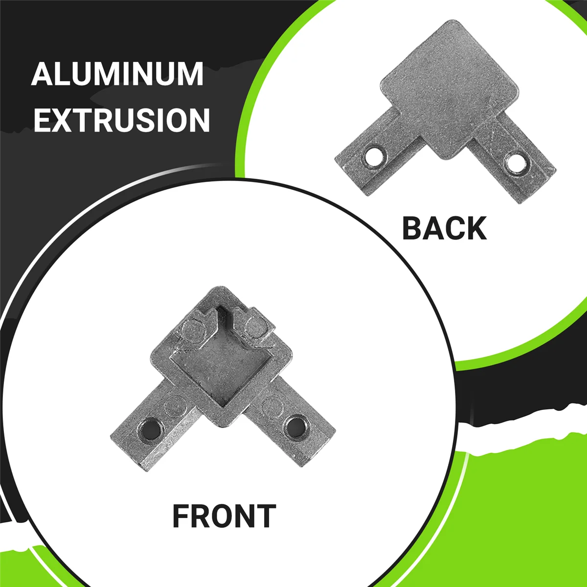 

A64E 4Pc 2020 Series 3 Way End Corner Bracket Connector for European Standard 6mm T Slot 20 x 20mm Aluminum Extrusion Profile