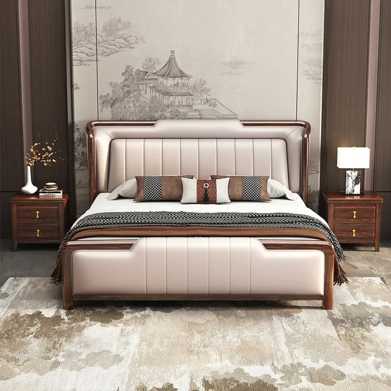 Minimalist Universal Bed Bedroom Safe European Simple Bed Bedroom Individual Ergonomic Minimalist Simple Cama Trendy Furniture
