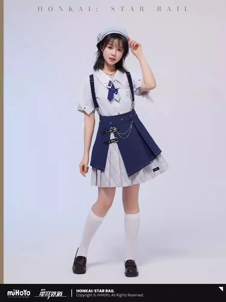 

Pre Sale miHoYo Official Honkai Star Rail March 7th Theme Impression Series Half skirt Cosplay Anime Fashion Costume Gifts