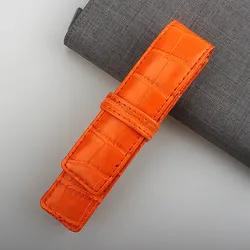 Hoge Kwaliteit Pu Bag Pouch Houder Enkel Gat Roller Balpen Vulpennen Etui Tassen School Kantoorbenodigdheden