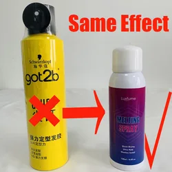Waterproof Glued Hair Gel, Wig Glue, Invincible Hair Style, Melting Spray for Lace Wigs Got2b Spray for Wig Got 2b Spray Glue