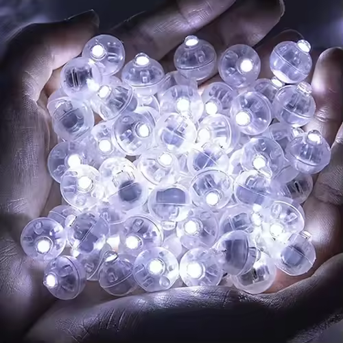 100/10Pcs Mini LED Balloon Light Colorful Flashing Luminous Tumbler Ball Lamp Lantern Light Christmas Wedding Party Decorations - Image 12