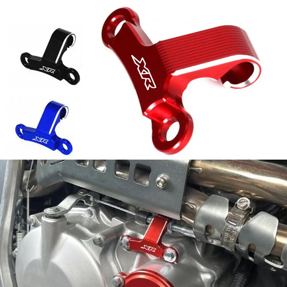 

For Honda XR400R 1996-2004 CNC Clutch Cable Bracket Clamp Holder Guide XR Logo Motorcycle Accessories