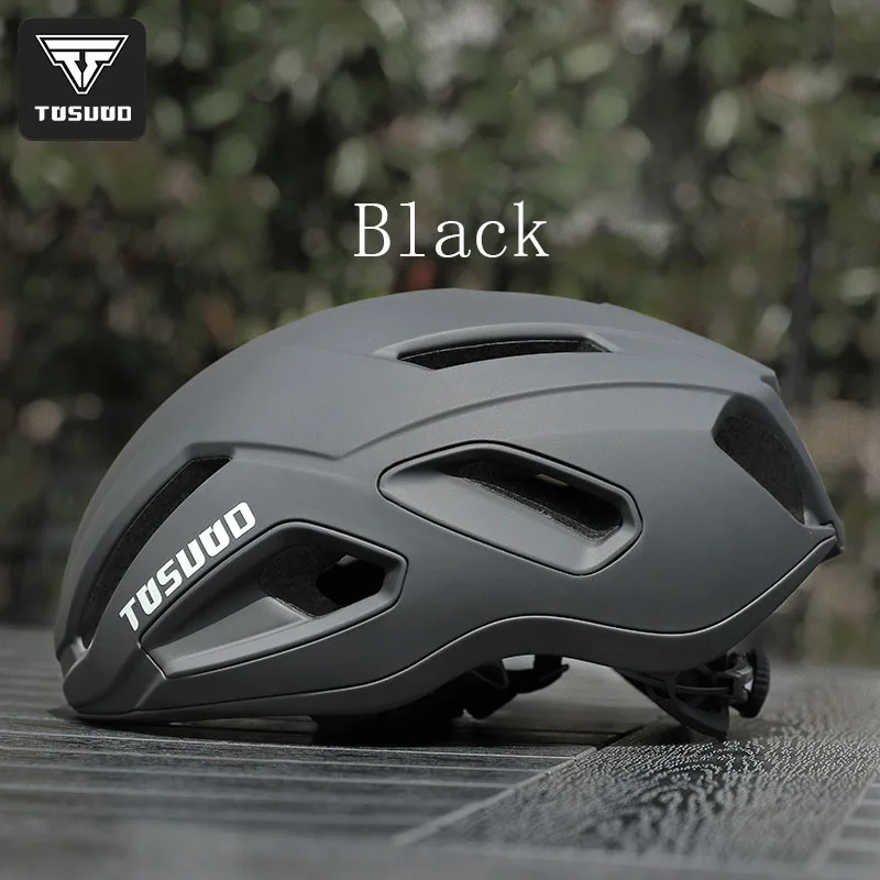 TOSUOD Bicycle windbreak riding helmet, lightweight safety helmet, men's and women's mountain road bike pneumatic helmet