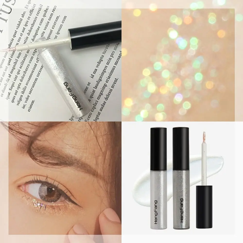 Professional Glitter Color Liquid Eyeliner Charming Shiny Liquid Eyeshadow Pen Multi Chrome Color Waterproof Eye Liners Make Up