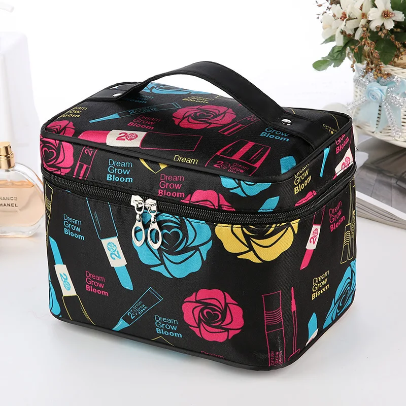 Tas Cuci Travel Portabel Dompet Penyimpanan Makeup Tahan Air Transparan Wanita Organizer Kosmetik Kapasitas Besar Kecantikan