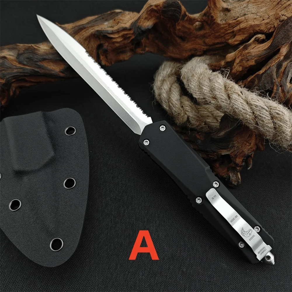 High Hardness MICR Folding Knife 440C Blade Zinc Alloy Handles Camping Pocket Knife Outdoor Hunting Tactical Knife EDC Tool