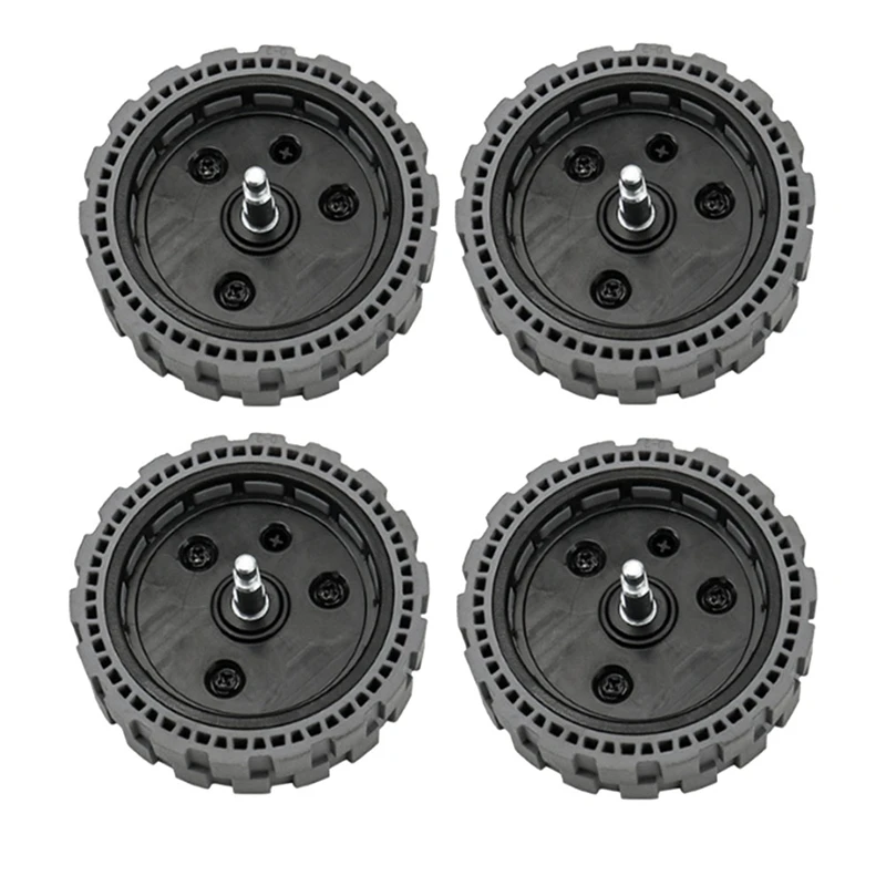 4Pcs Wheels For Ecovacs X1/10/T20 Sweeping Robot Accessories Weeping Machine Walking Wheels Pulleys Rollers