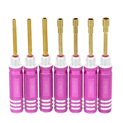 7Pcs Hexagonal Screwdriver Set High-quality Aluminum Alloy 2.0/2.5/3.0/3.5/4.0/4.5/5.0mm Aviation Model Tools For RC Models