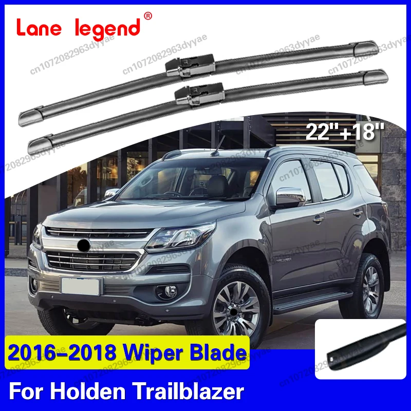 

Wiper LHD Front Wiper Blades For Holden Trailblazer 2016 2017 2018 Windshield Windscreen Window Rain Brushes 22"+18"