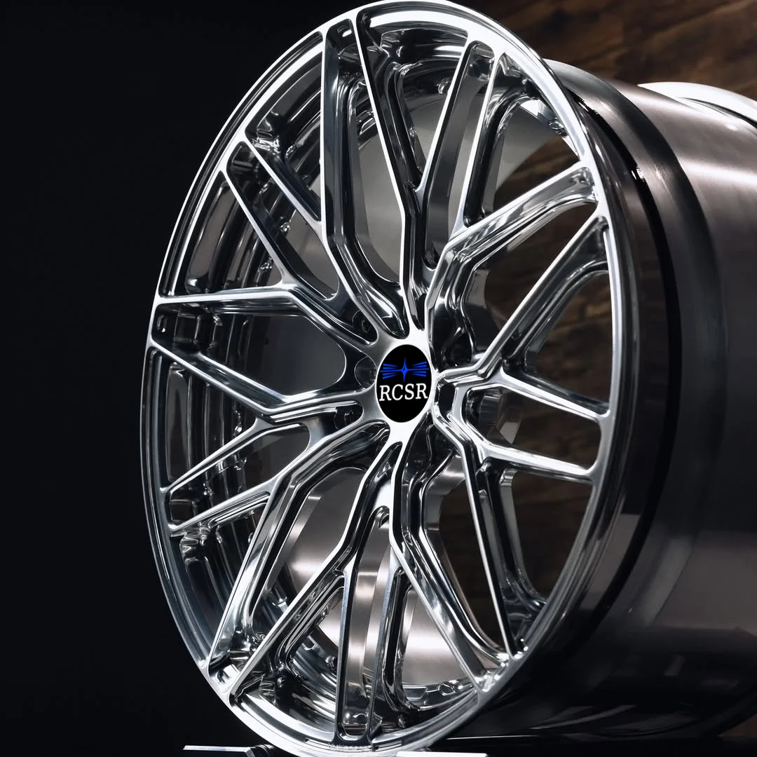 

RCSR New Forged Custom One- Piece Multi-Spoke Wheels Polished 17 18 19 20 21 22 23 24 Inch Made by Alloy Aluminium 6061