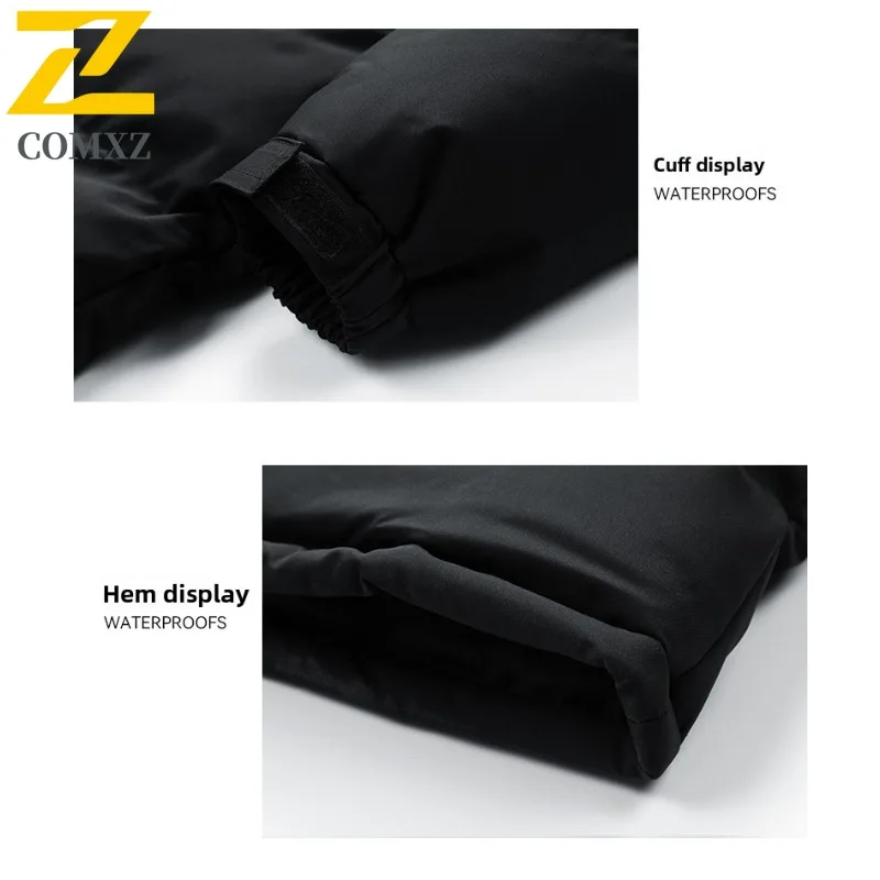 COMXZ الراقية معطف الحشو يندبروف بلون الأعمال مأدبة الغولف الفاخرة الحشو 2025 السفر وسيم الرجال الشتاء سترة