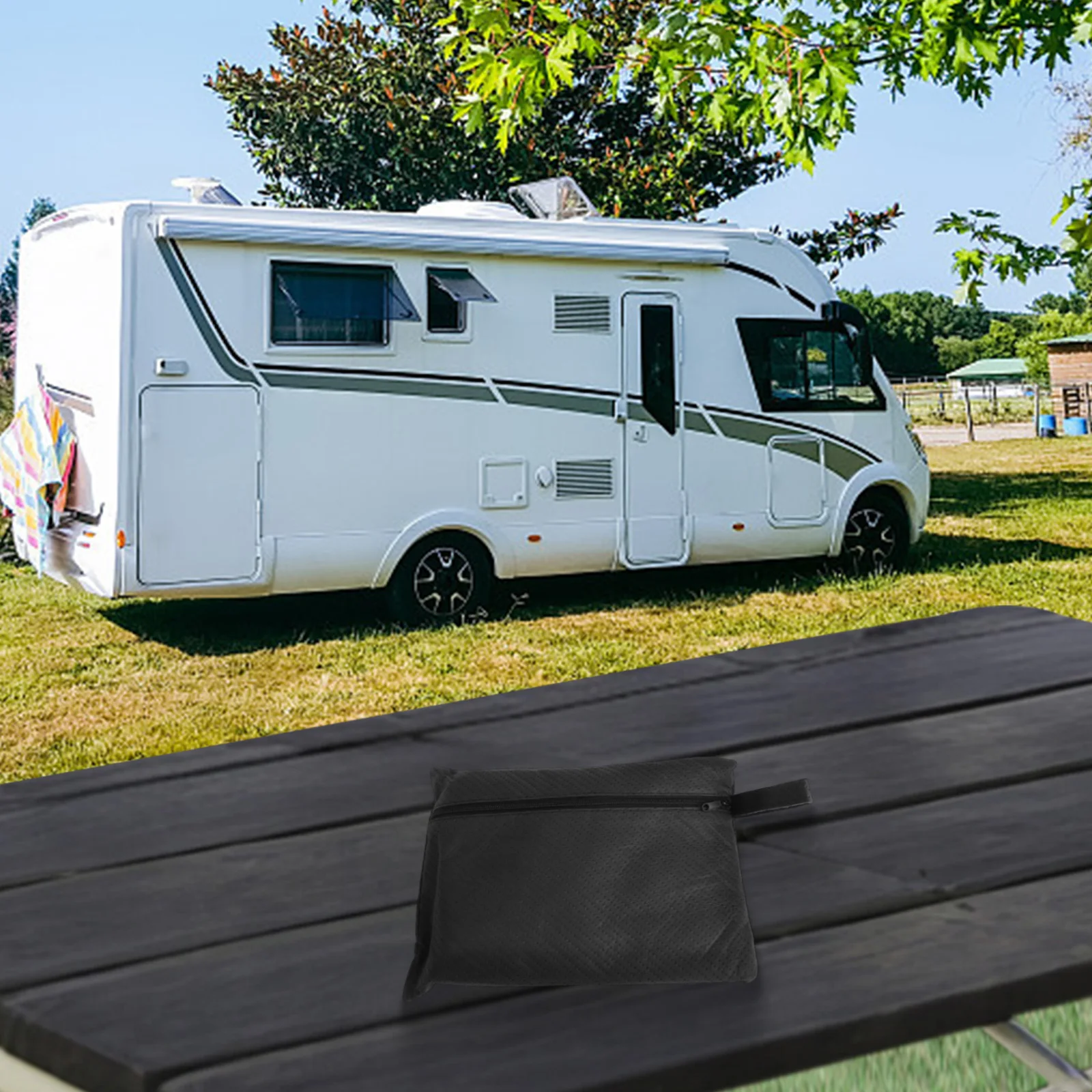 

Outdoor Protection Tow Accessories Drawbar Cover Heavy Duty Trailer Cover Tow Hook Cover Buckle Design Compact Storage