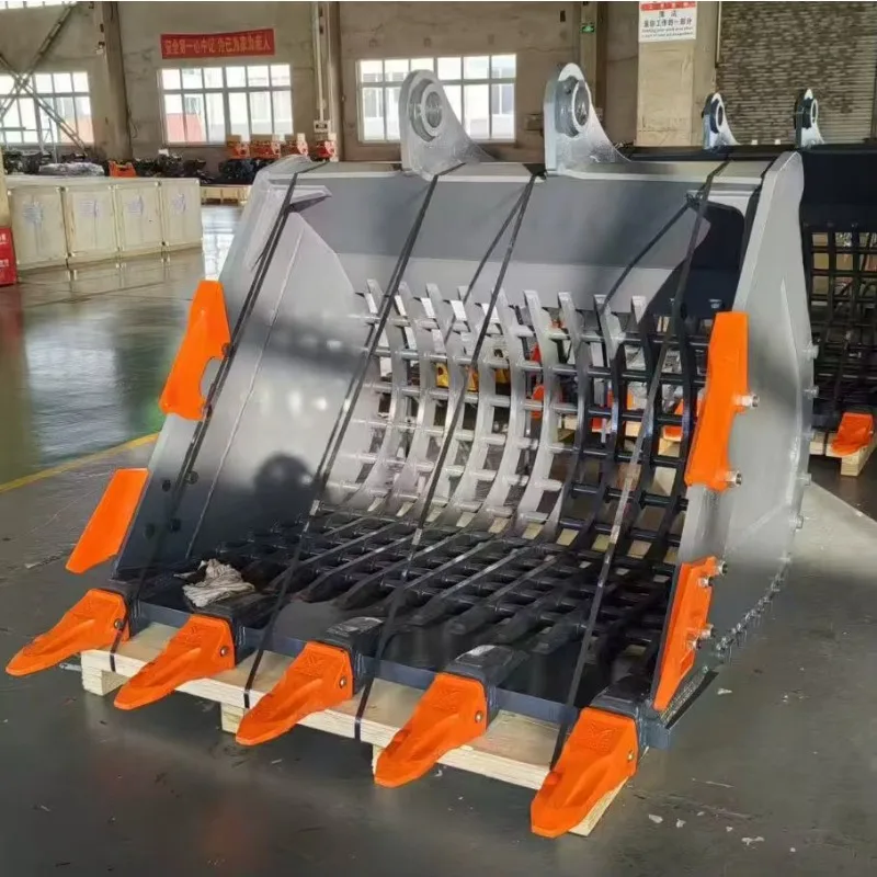 Construction Equipment Excavator Attachments Spare Parts Heavy Duty Rock Bucket for Sale