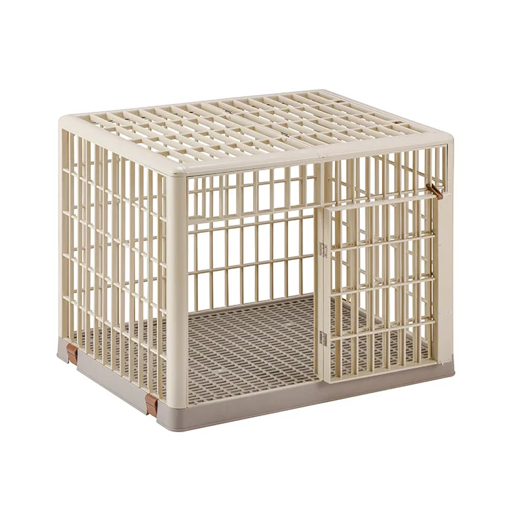 

New Pet Houses Dogs Cat Indoor Luxury Kennels High Quality Plastic Removable Wheel Dog Cages Villa