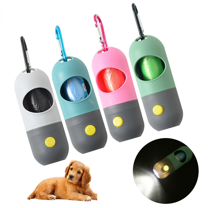 Lightweight and Efficient LED Portable Pet Waste Bag Dispenser for Dogs and Cats - Convenient and Essential Handy Design - Must-