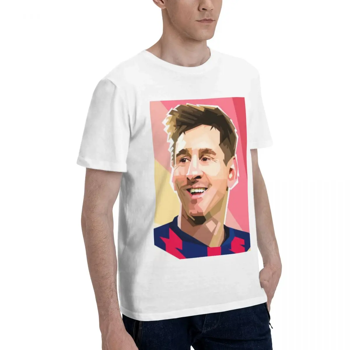 CELEBRATION Lionel And Andrﾩs And Messi And Argentina No.10 GOAT Caricature 58 Tshirt Champion Unique High quality Fitness