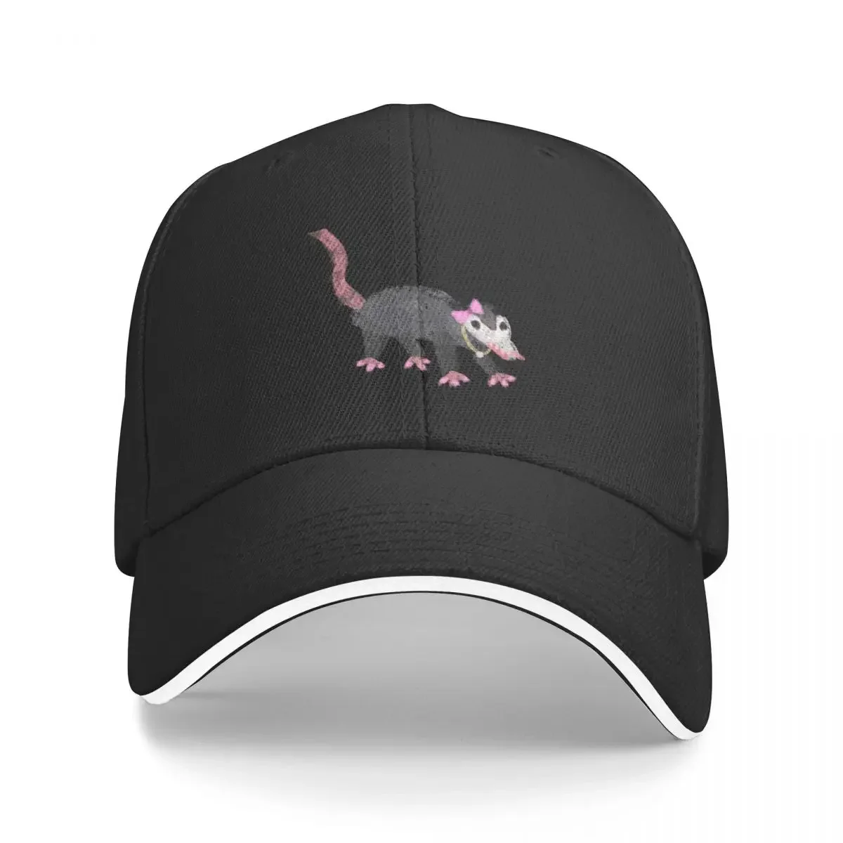 Girly Possum Baseball Cap funny hat Luxury Man Hat Baseball For Men Women's