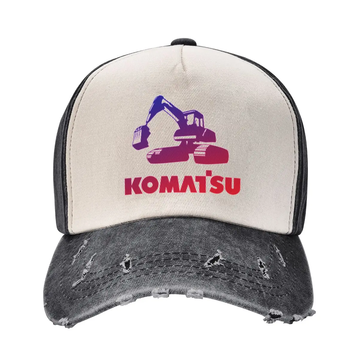 

Komatsu Heavy Equipment Baseball Cap Hat Beach sailor cap for men Hip Hop Golf Women Men's