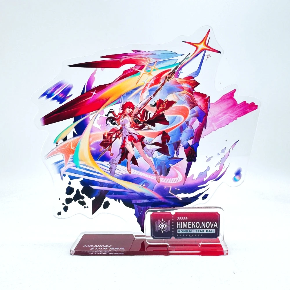 Star Rail Acrylic Standees Himeko Nova Blade  Evanescia Ashveil Sparxie Cyrene Evernight Phainon Collection Desk Decor