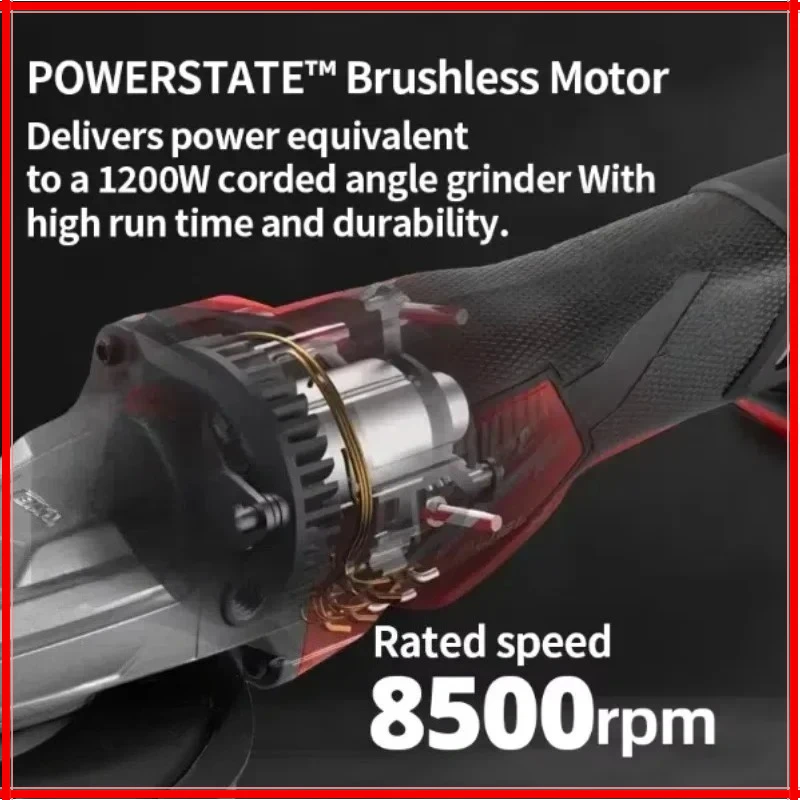 ミルウォーキー 125mm アングルグラインダー ブラシレス ミルウォーキー 18V バッテリー対応 切断 研磨 研削機 可変速 電動工具