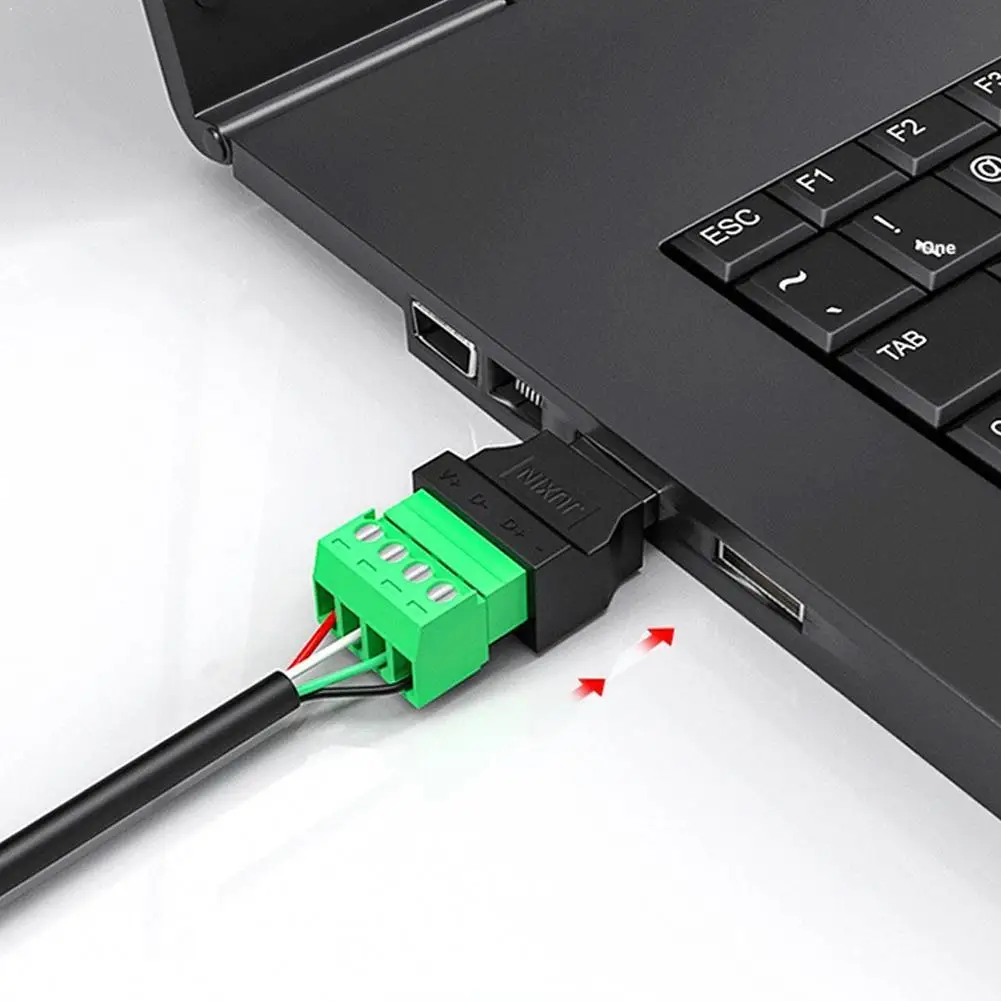 USB 2.0 Type Male/Female To 4Pin Screw Connector USB Jack With Solder Free Terminal DIY Plug