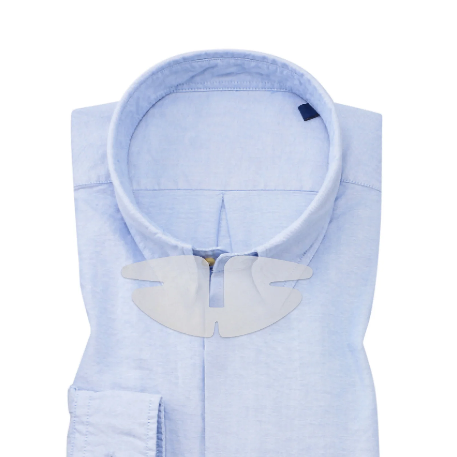 50 szt. Wkładki do kołnierzyka koszuli męskiej, plastikowe, przezroczyste, zapewniające prostotę i elegancję, łatwe w montażu, do stroju biznesowego.